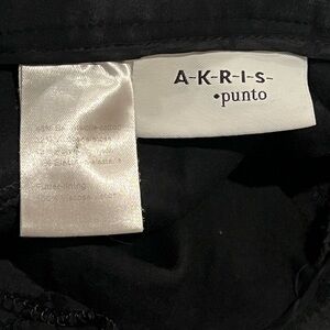 Akris Punto Black Garment with Logo Tag